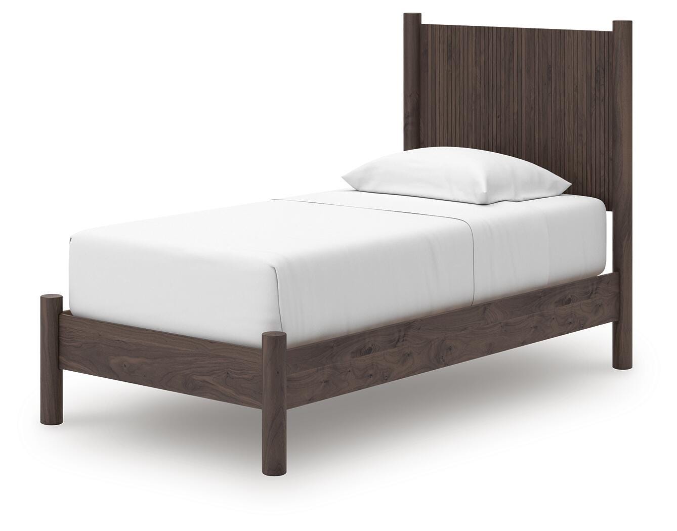 Pamytta Panel Platform Bed, Dresser and Mirror