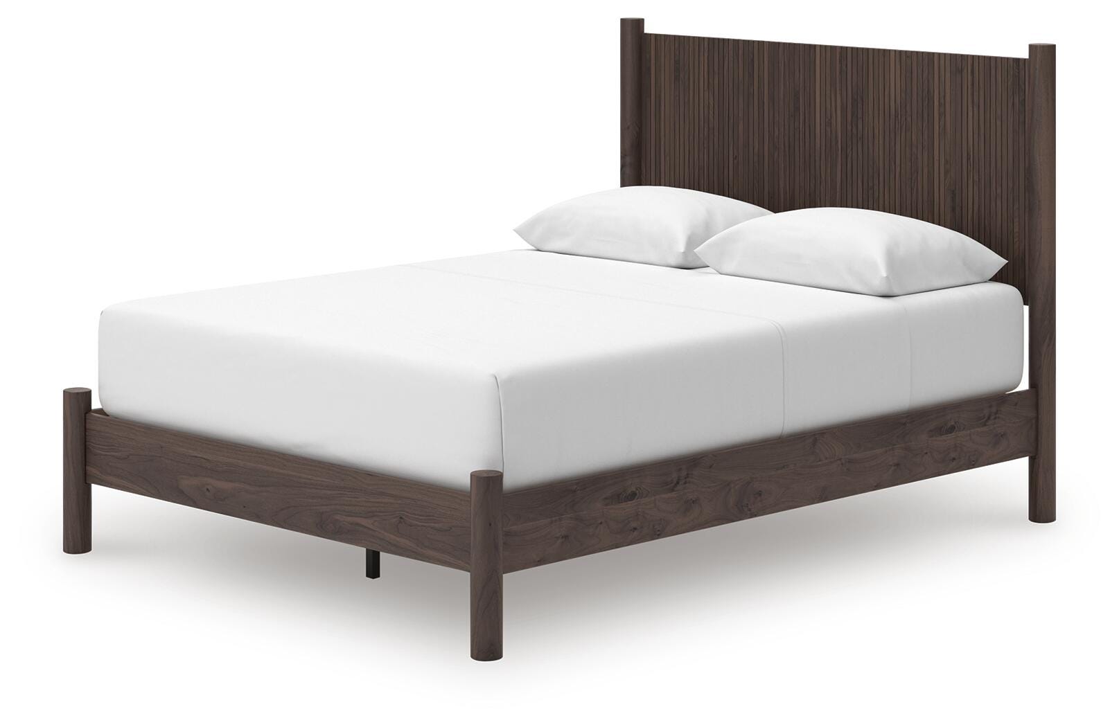 Pamytta Panel Platform Bed, Dresser, Mirror and Chest