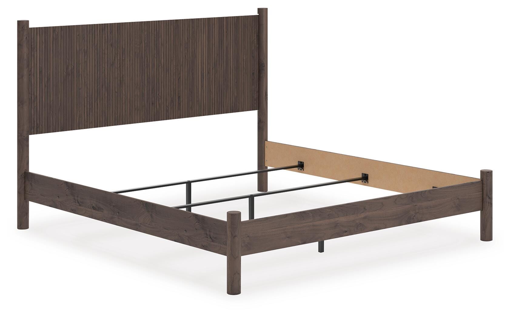 Pamytta Panel Bed, Dresser, Mirror and Nightstand