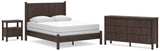 Pamytta Panel Bed, Dresser and Nightstand