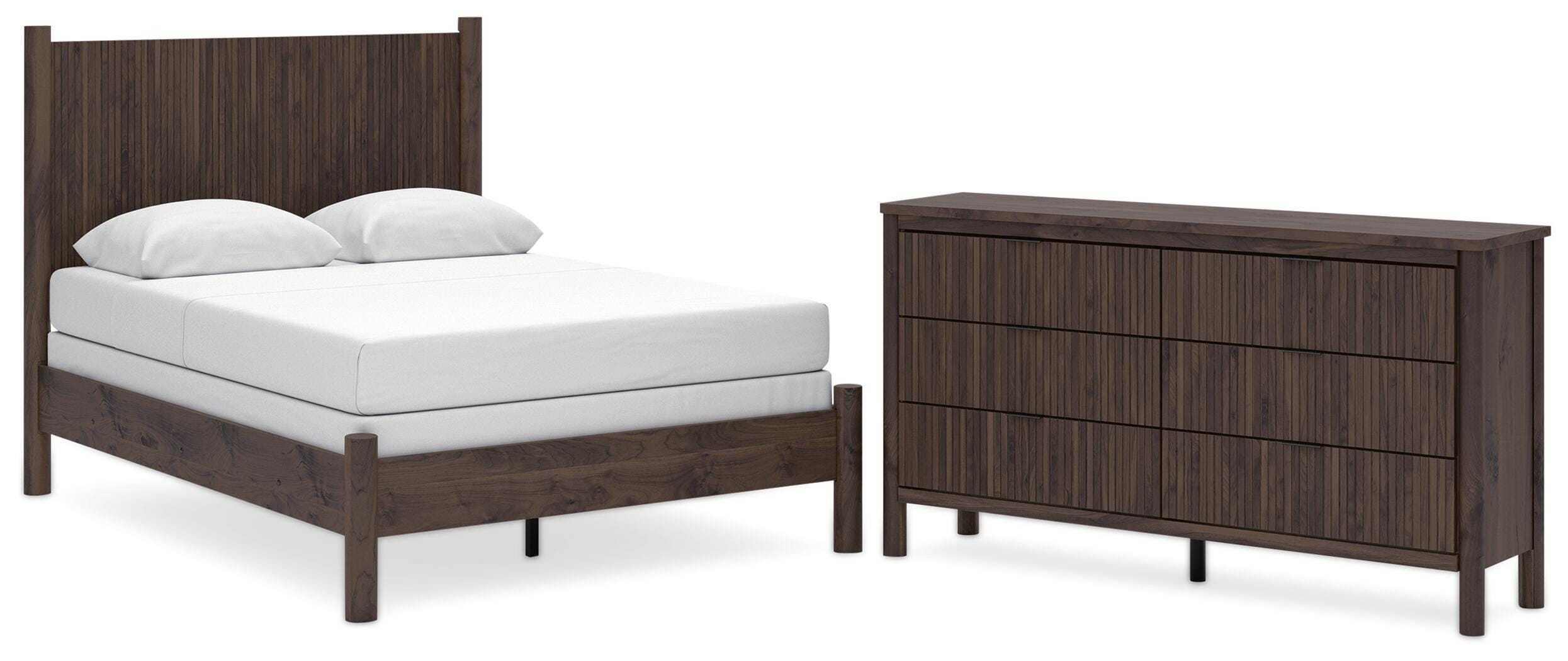 Pamytta Panel Bed and Dresser
