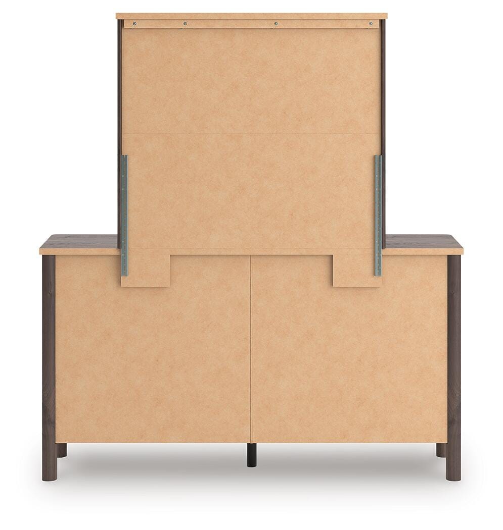 Pamytta Panel Platform Bed, Dresser, Mirror and Chest