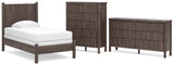 Pamytta Panel Bed, Dresser and Chest