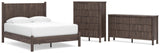 Pamytta Panel Platform Bed, Dresser and Chest