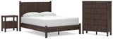Pamytta Panel Platform Bed, Chest and Nightstand