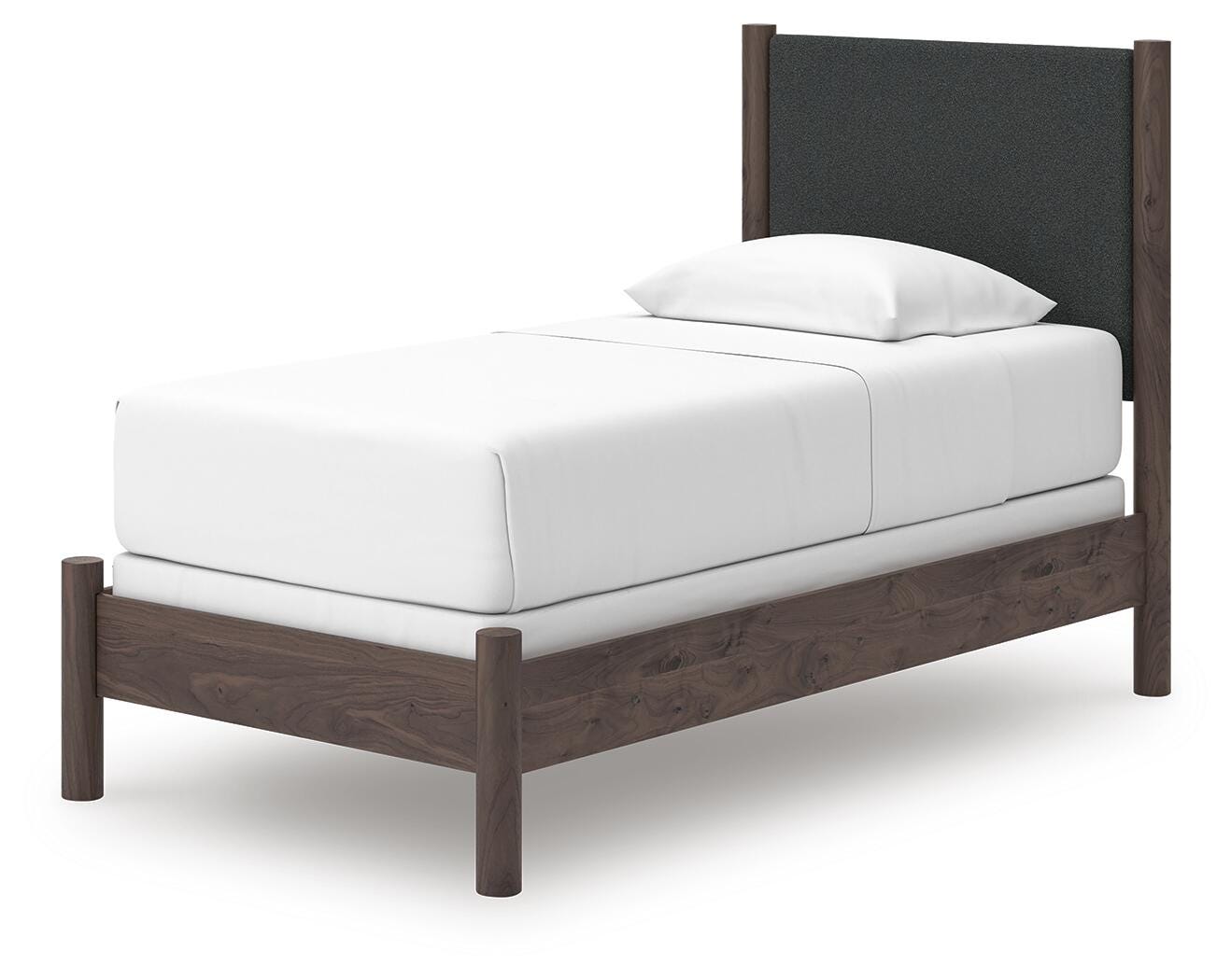 Pamytta Upholstered Panel Bed, Dresser and Chest