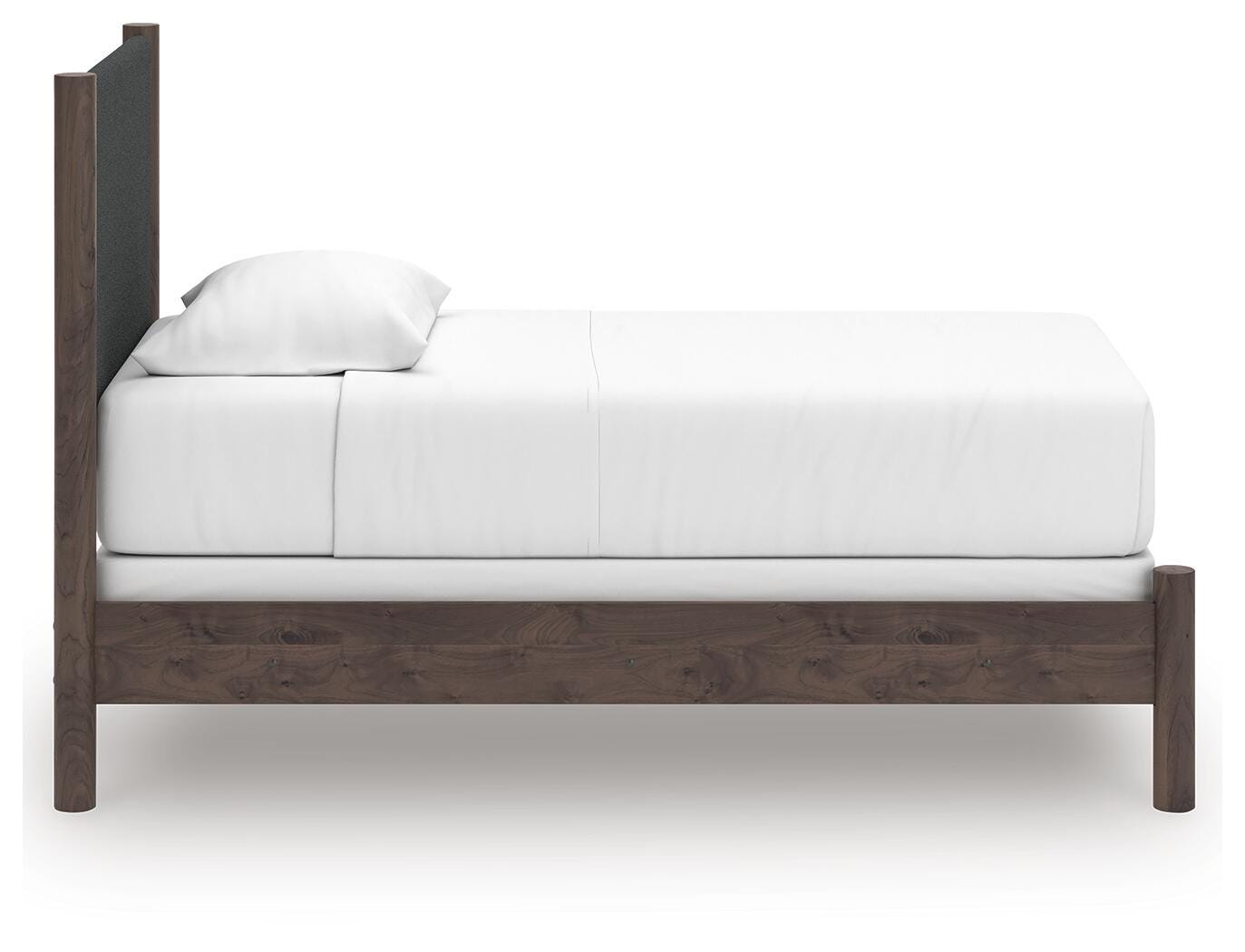 Pamytta Upholstered Panel Bed, Dresser and Mirror
