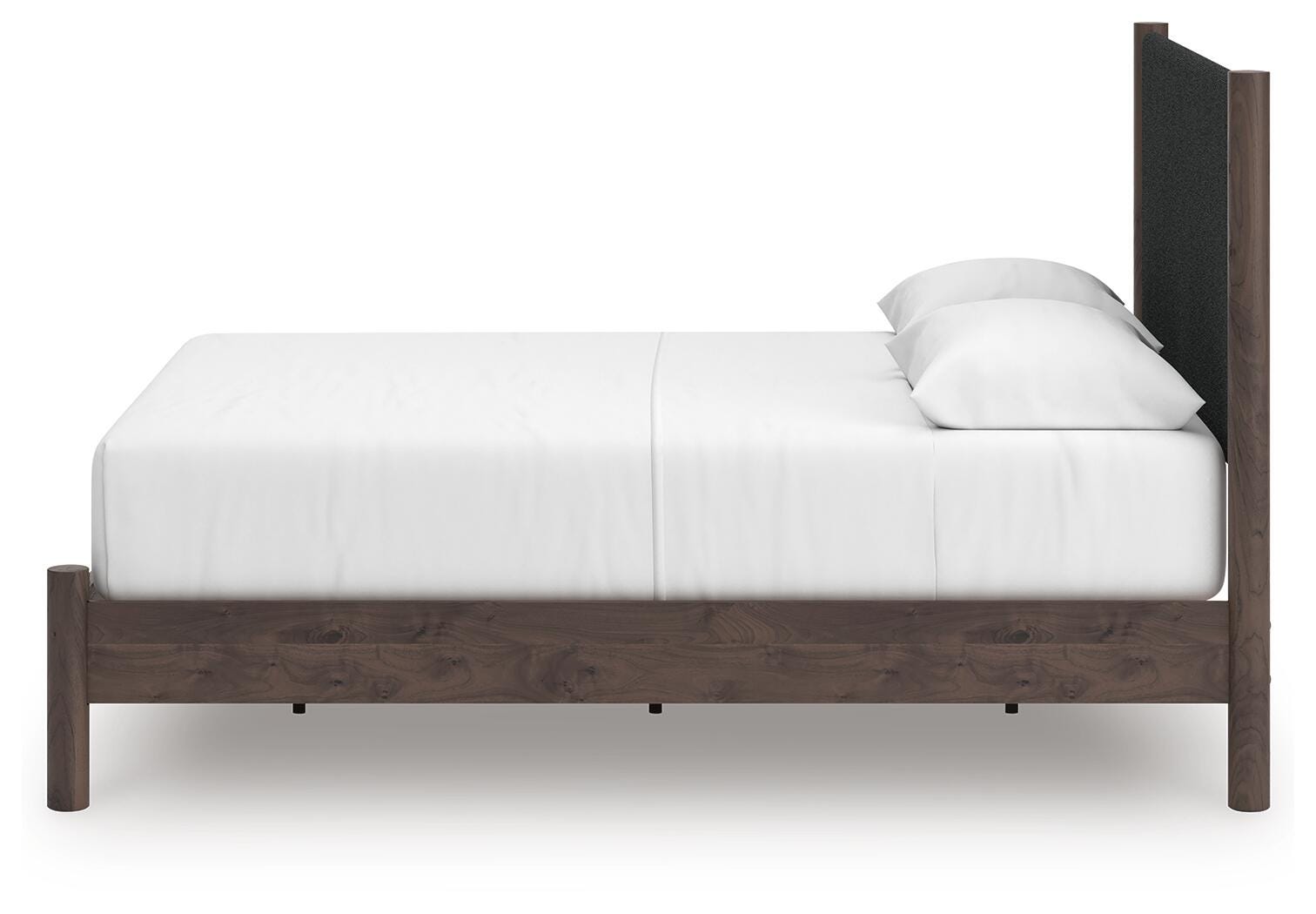 Pamytta Upholstered Panel Platform Bed, Dresser, Mirror, Chest and Nightstand