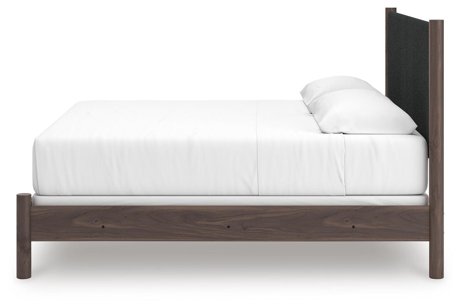 Pamytta Upholstered Panel Bed, Dresser and Nightstand