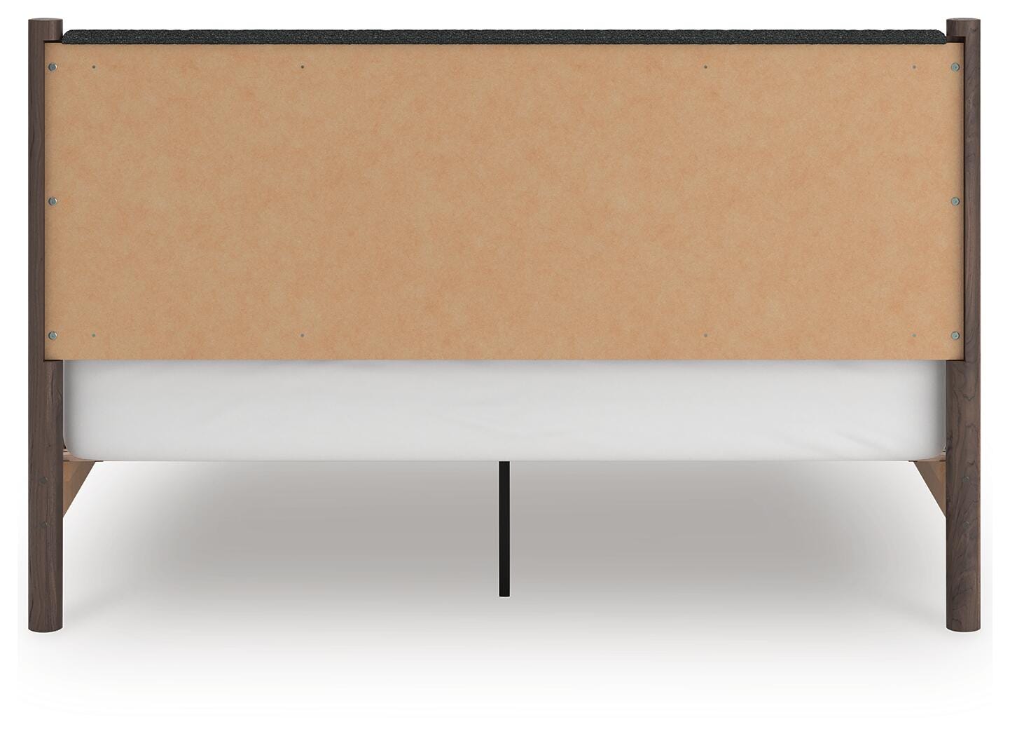 Pamytta Upholstered Panel Platform Bed, Dresser and Nightstand