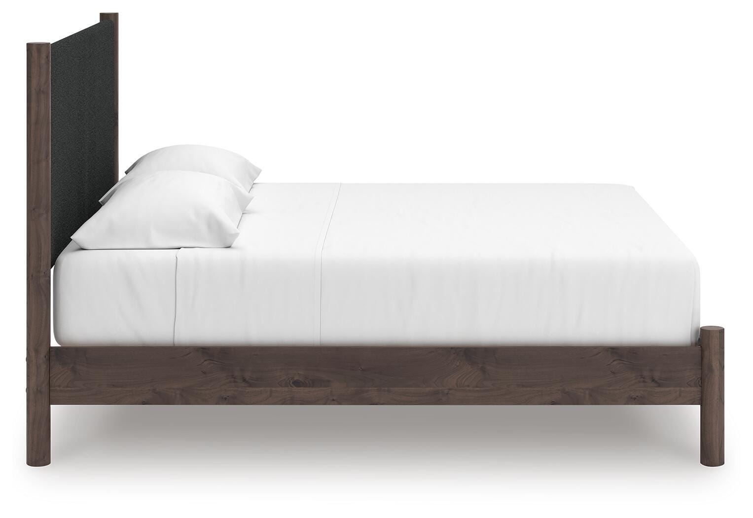 Pamytta Upholstered Panel Platform Bed and Dresser