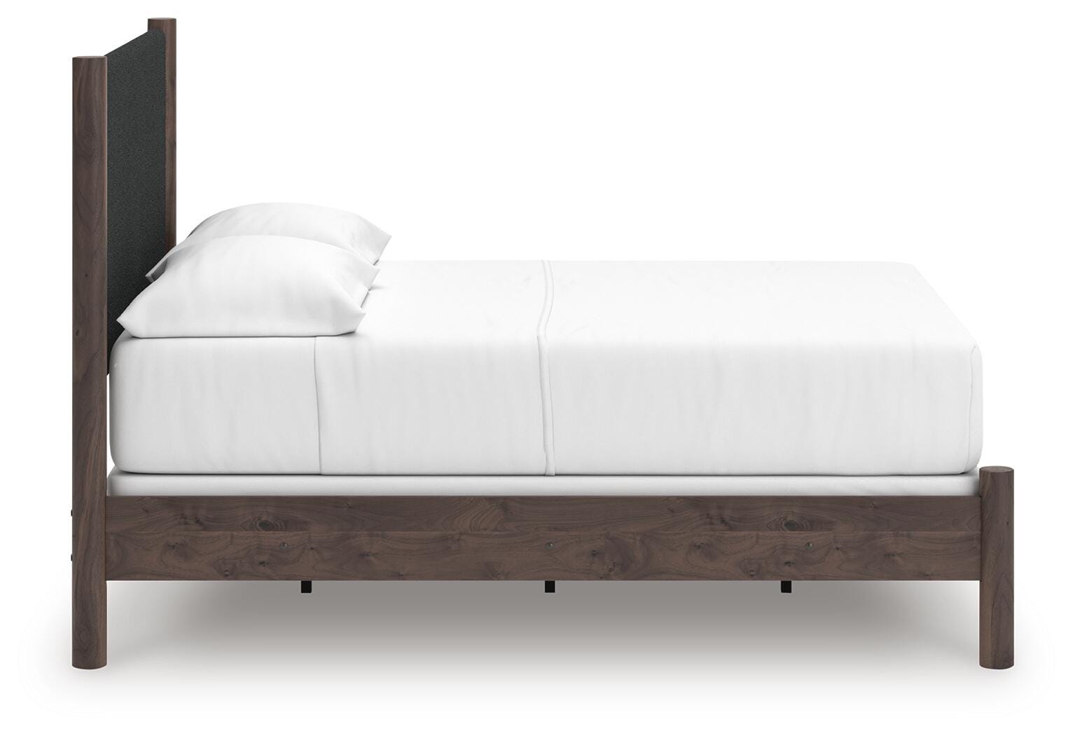 Pamytta Upholstered Panel Bed, Dresser, Mirror, Chest and Nightstand