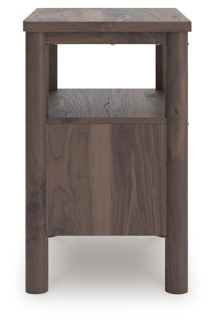 Pamytta Upholstered Panel Bed, Dresser, Mirror and Nightstand