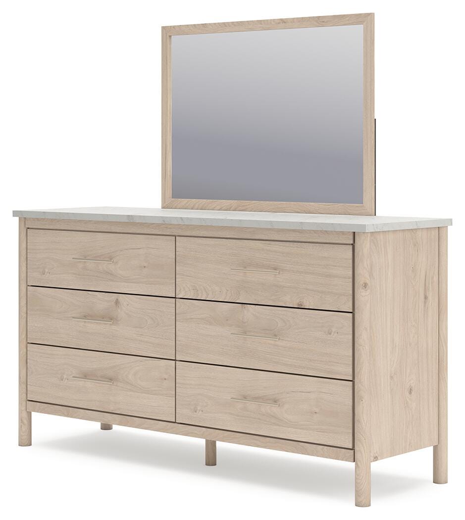 Cadmori Panel Bed, Dresser and Mirror