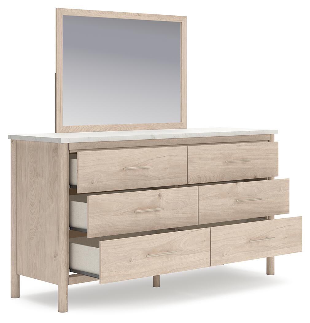 Cadmori Panel Bed, Dresser, Mirror, Chest and Nightstand