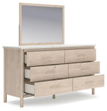 Cadmori Panel Bed, Dresser, Mirror, Chest and 2 Nightstands
