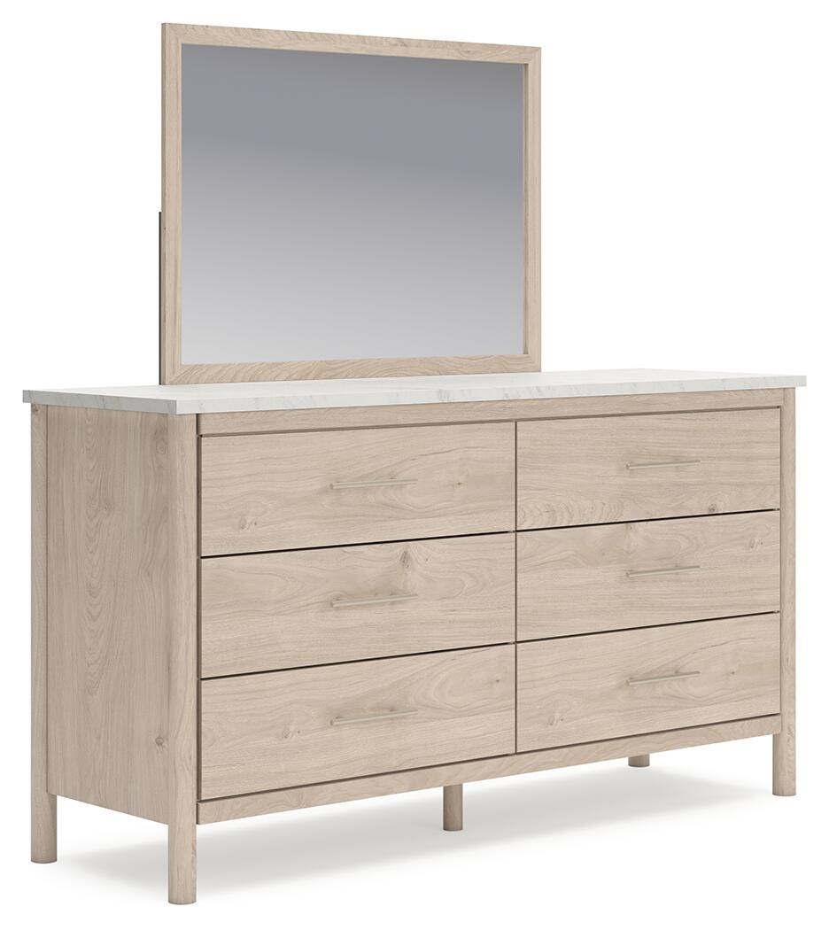 Cadmori Panel Bed, Dresser, Mirror and Nightstand