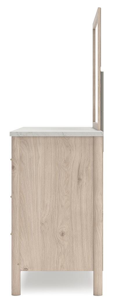 Cadmori Panel Bed, Dresser, Mirror, Chest and 2 Nightstands