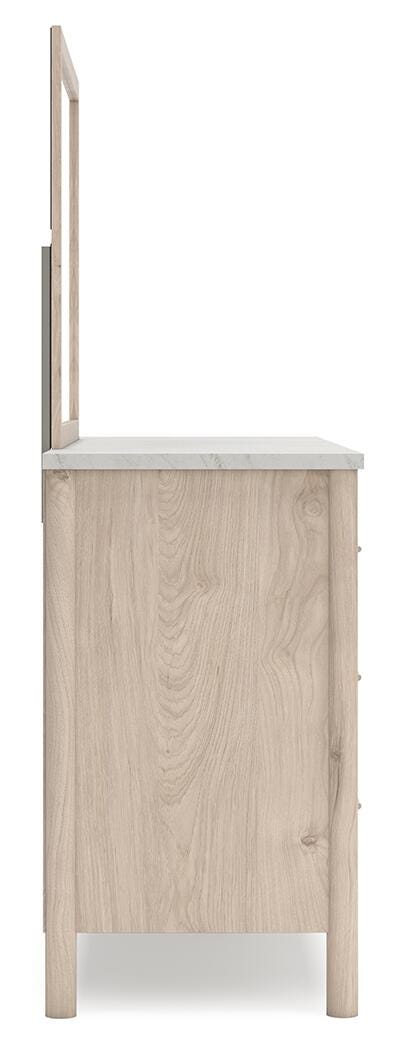 Cadmori Panel Bed, Dresser, Mirror, Chest and 2 Nightstands