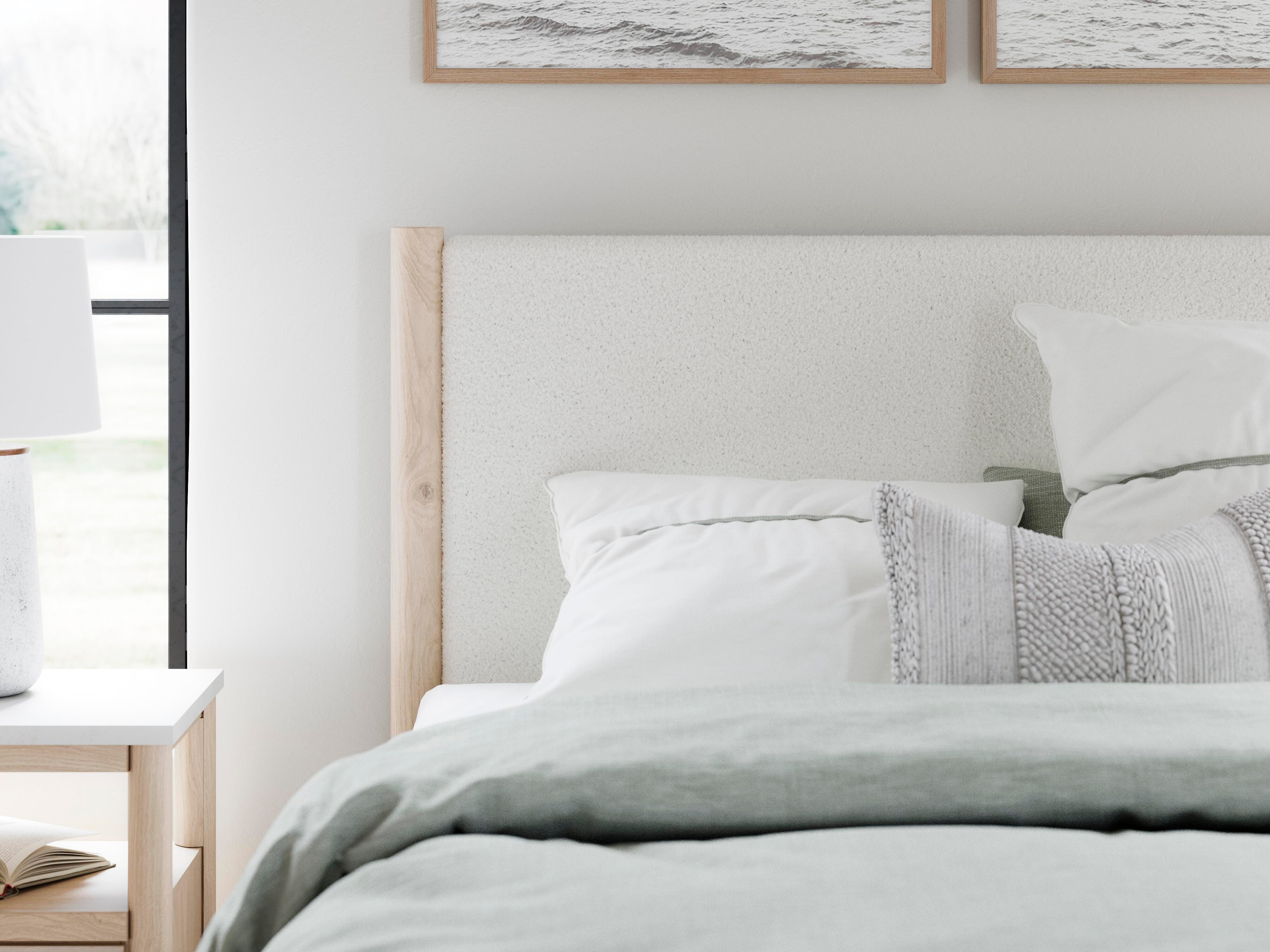 Cadmori Upholstered Panel Bed