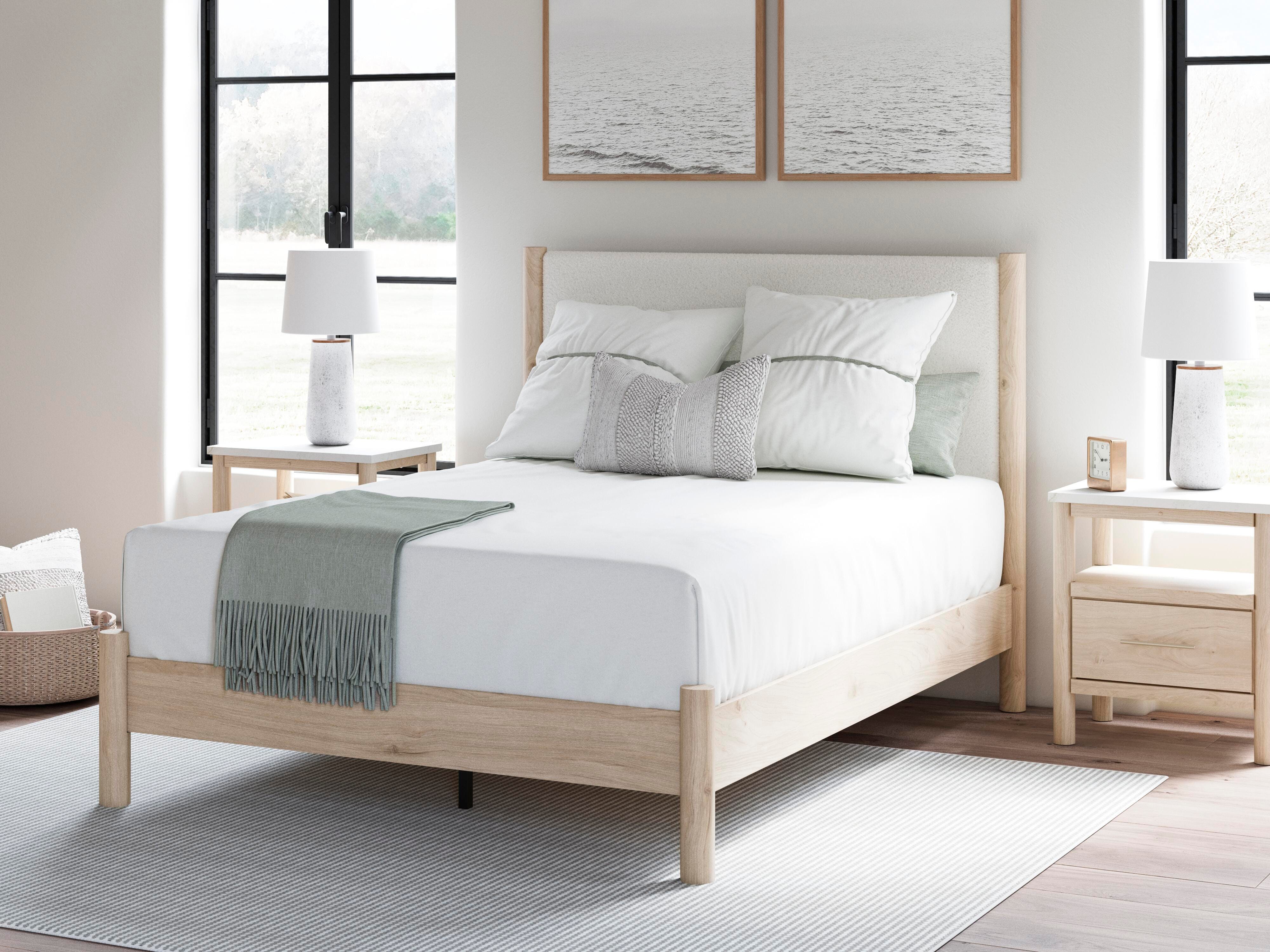 Cadmori Panel Bed, Dresser and Nightstand