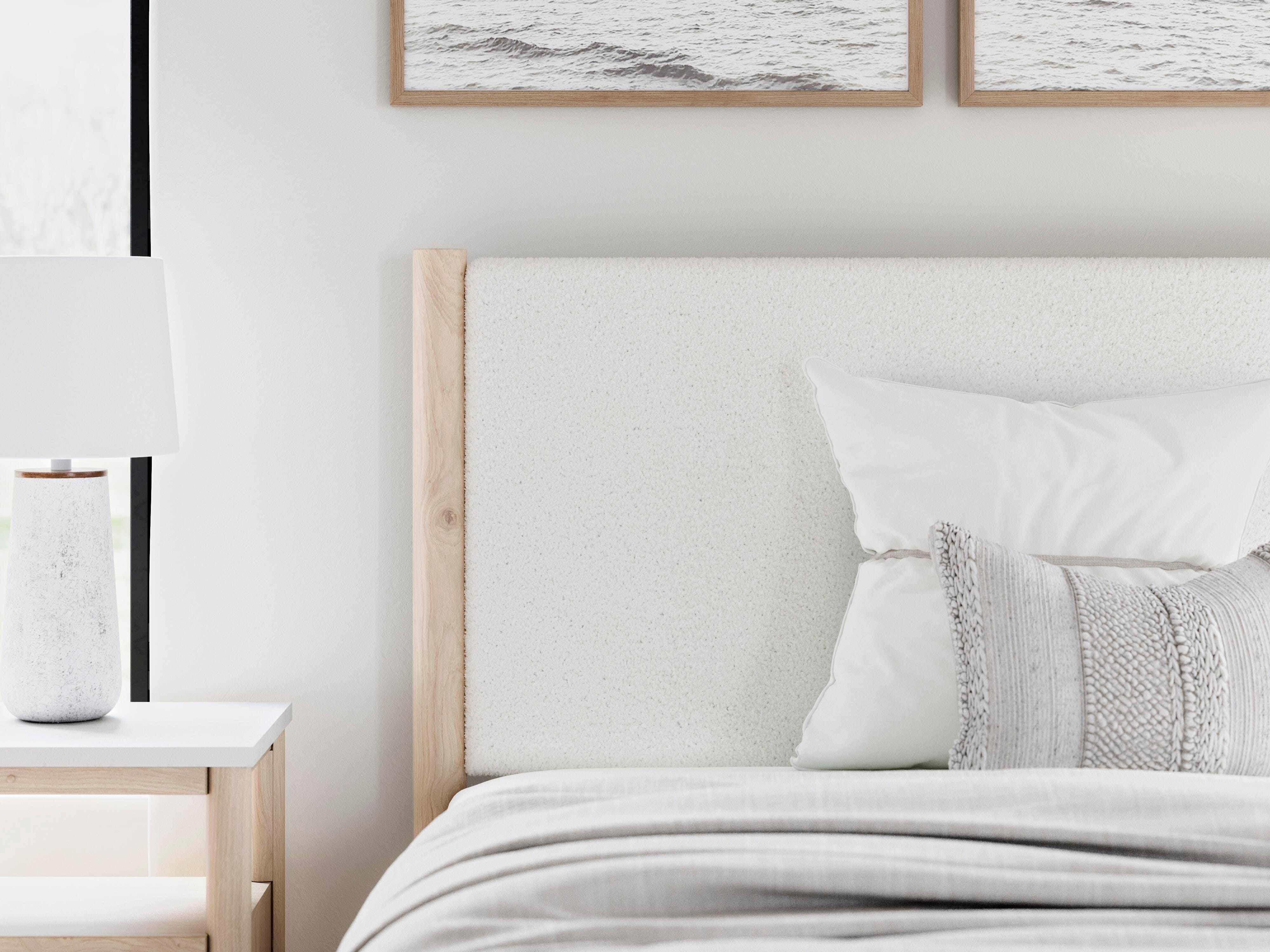 Cadmori Upholstered Panel Bed