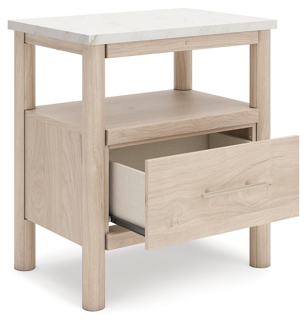 Cadmori Panel Bed, Dresser, Mirror, Chest and 2 Nightstands