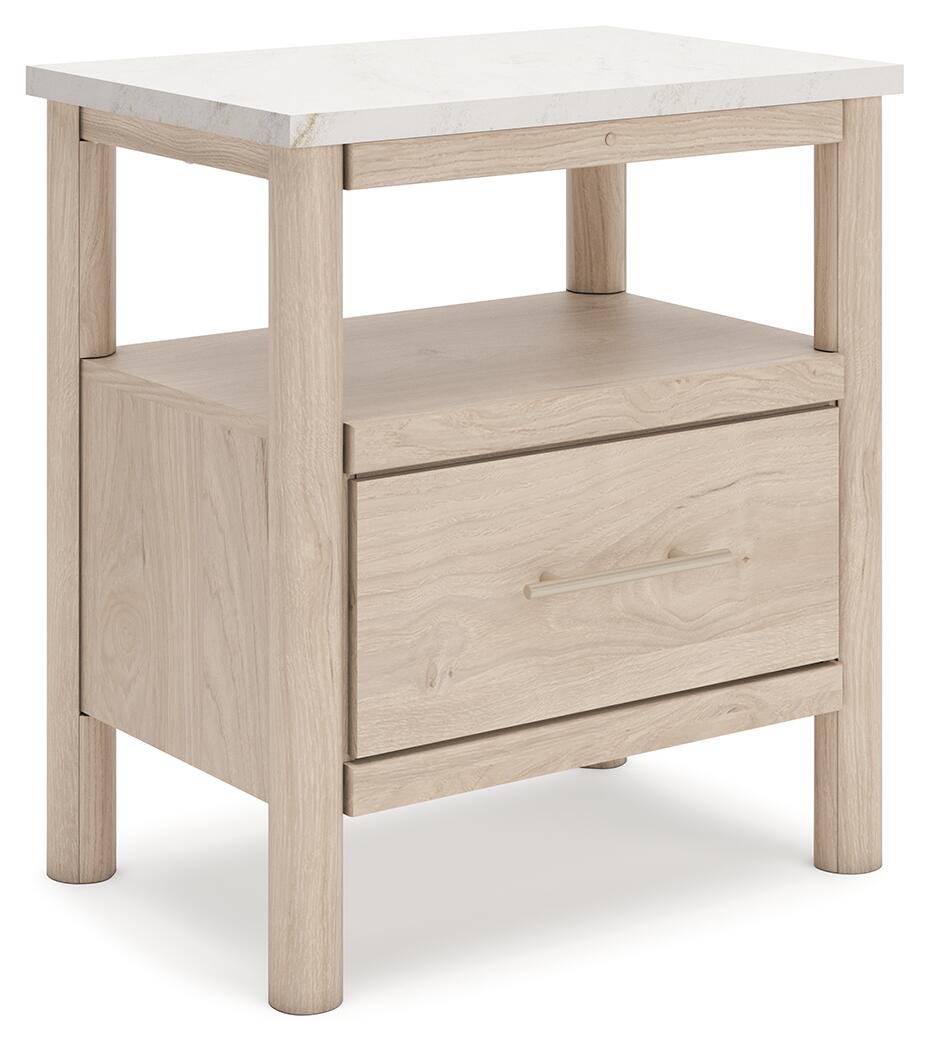 Cadmori Panel Bed, Dresser, Mirror and Nightstand