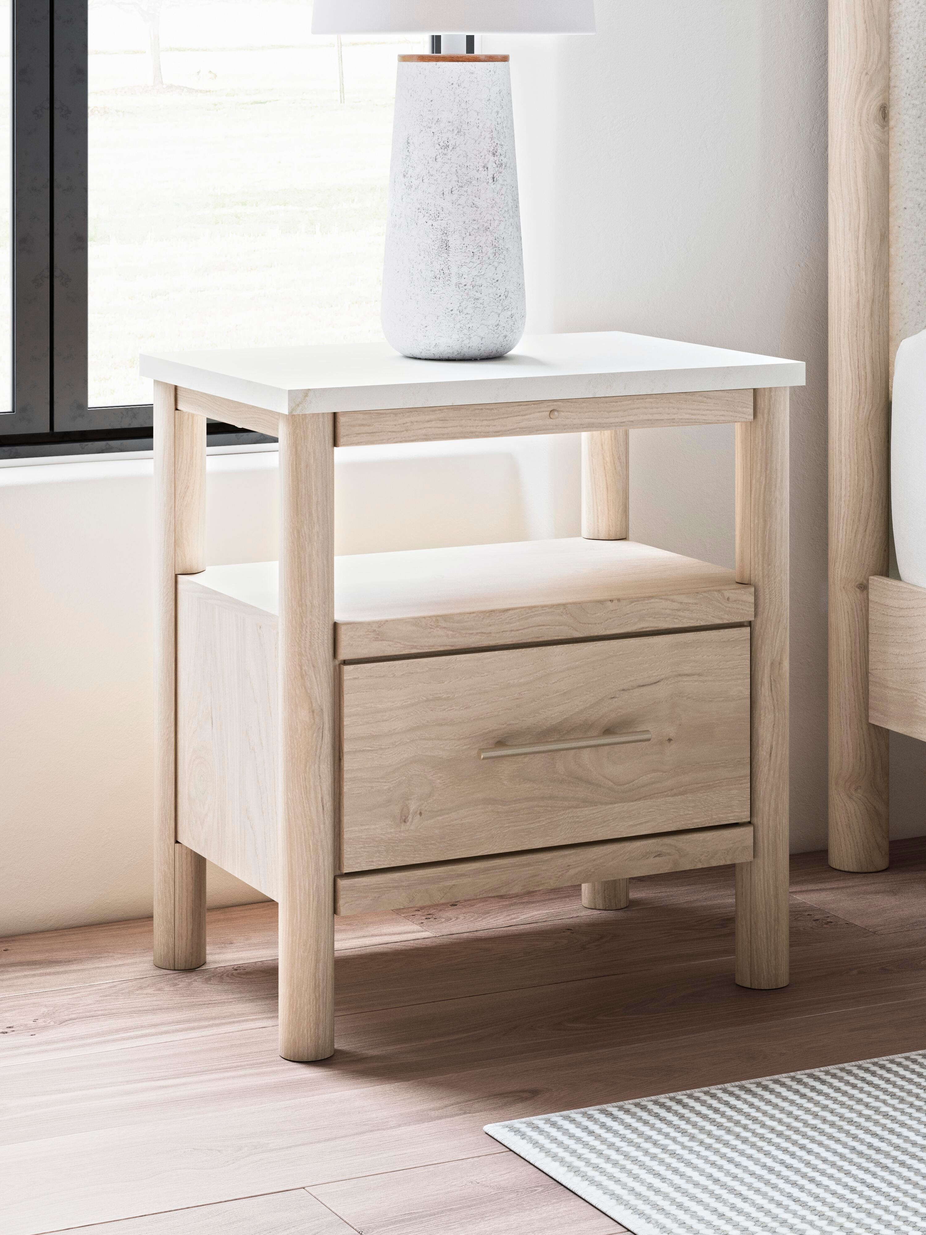 Cadmori Panel Bed, Dresser and 2 Nightstands