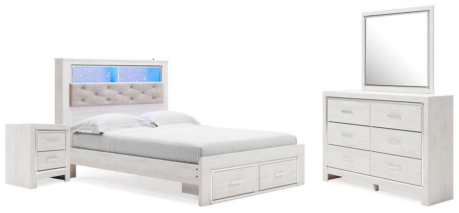 Altyra Panel Storage Bed, Dresser, Mirror and Nightstand