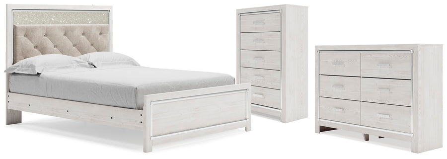 Altyra Panel Bed, Dresser and Chest