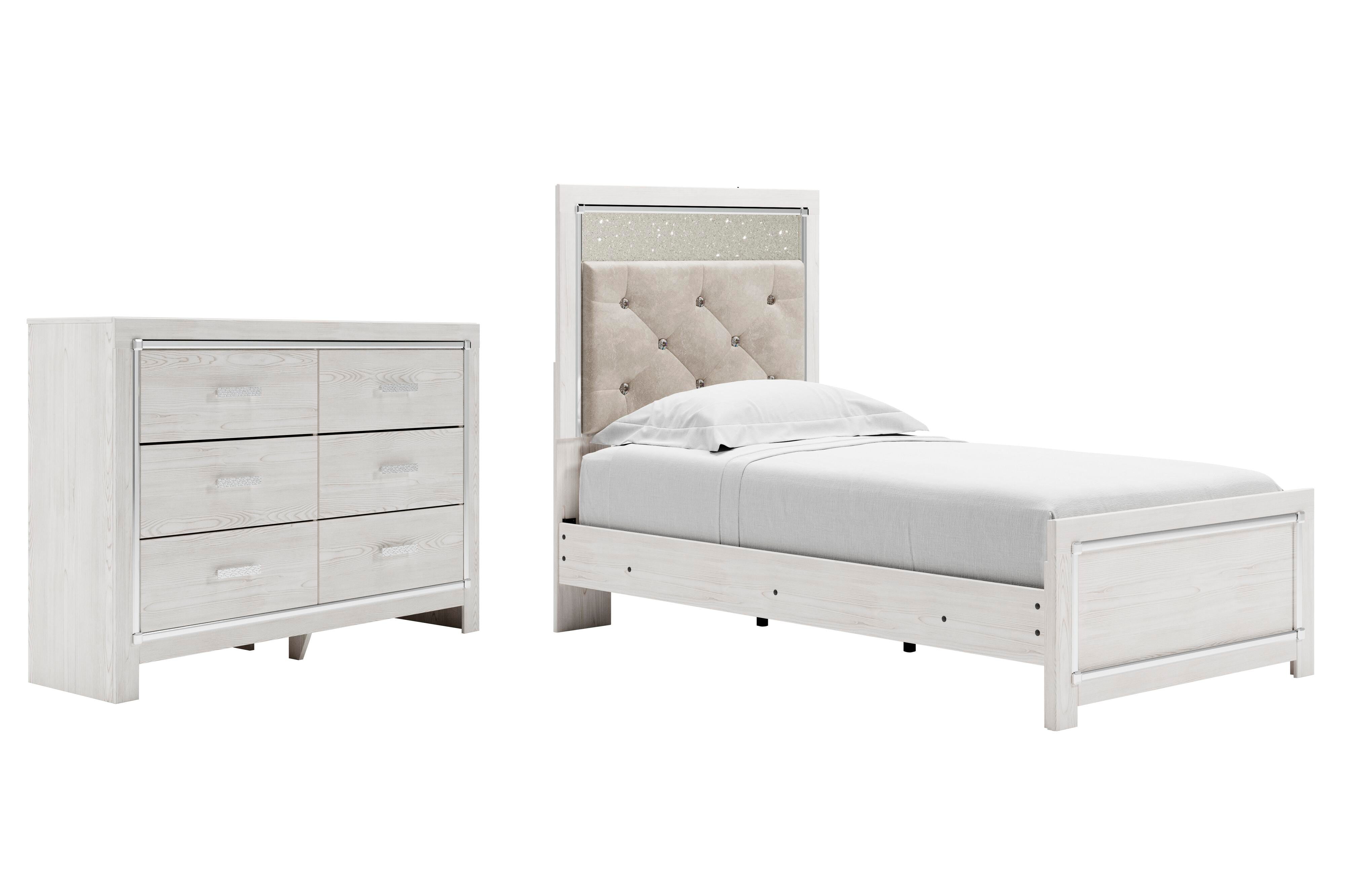 Altyra Panel Bed with Dresser