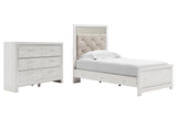 Altyra Panel Bed with Dresser