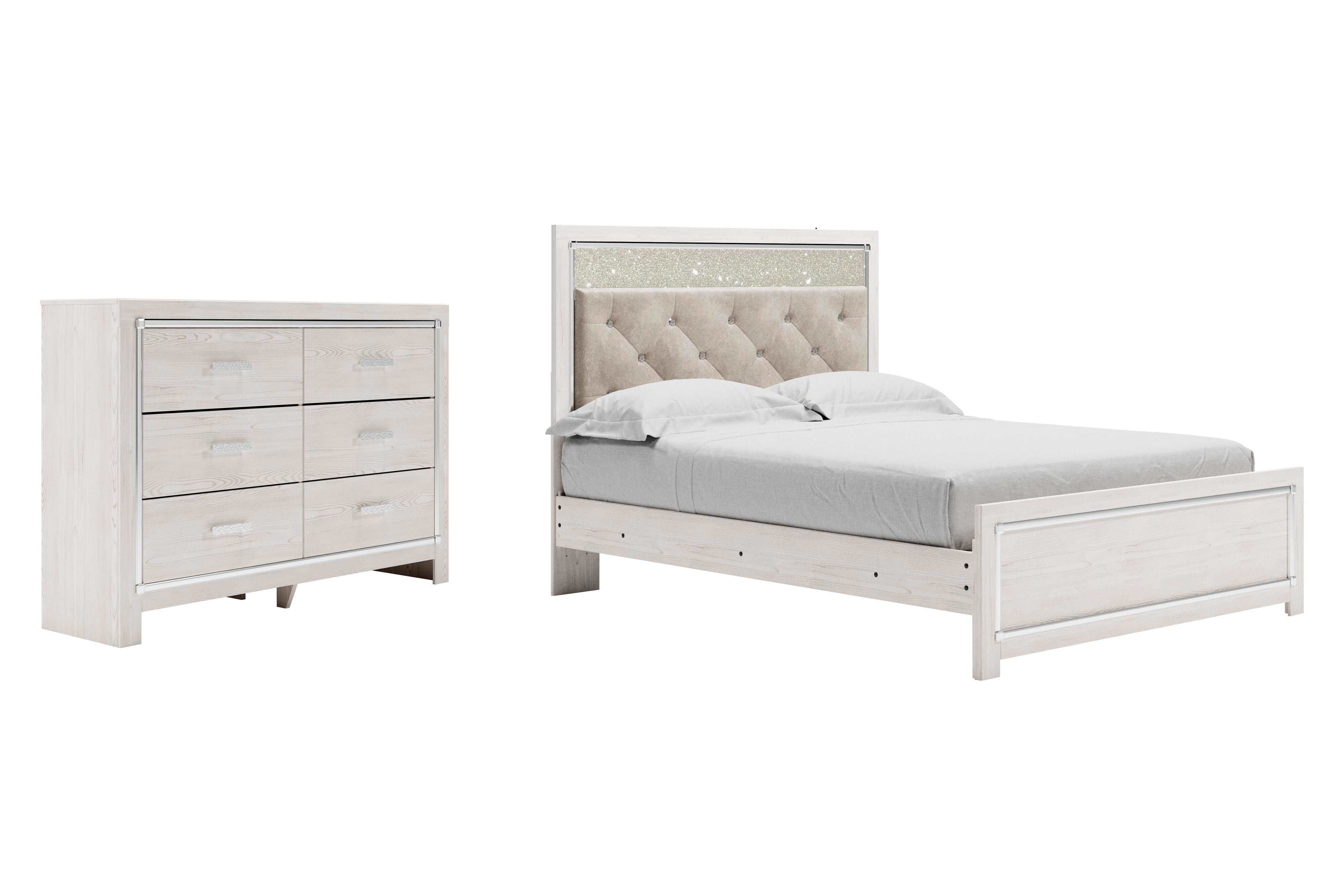 Altyra Panel Bed with Dresser