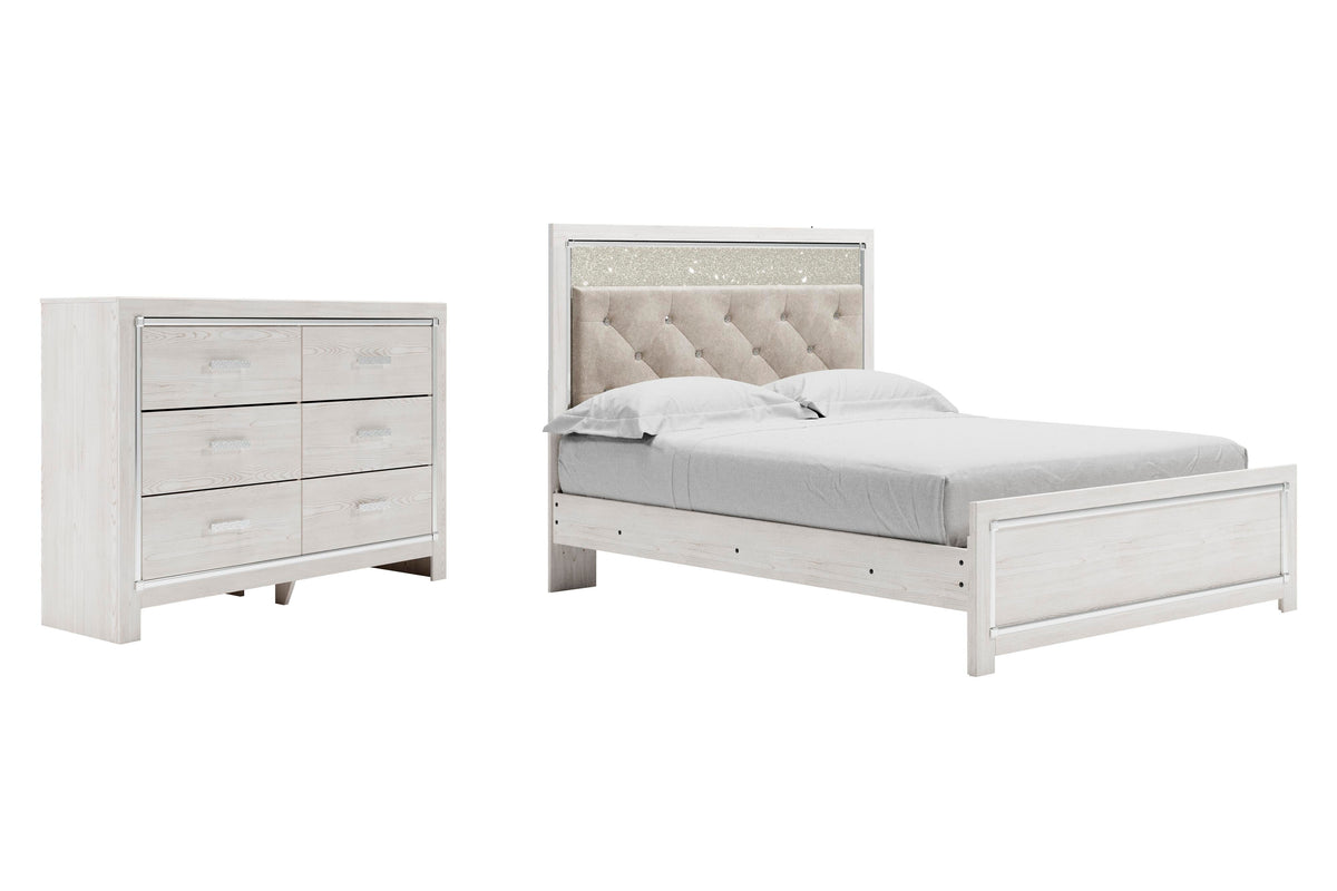 Altyra Panel Bed with Dresser