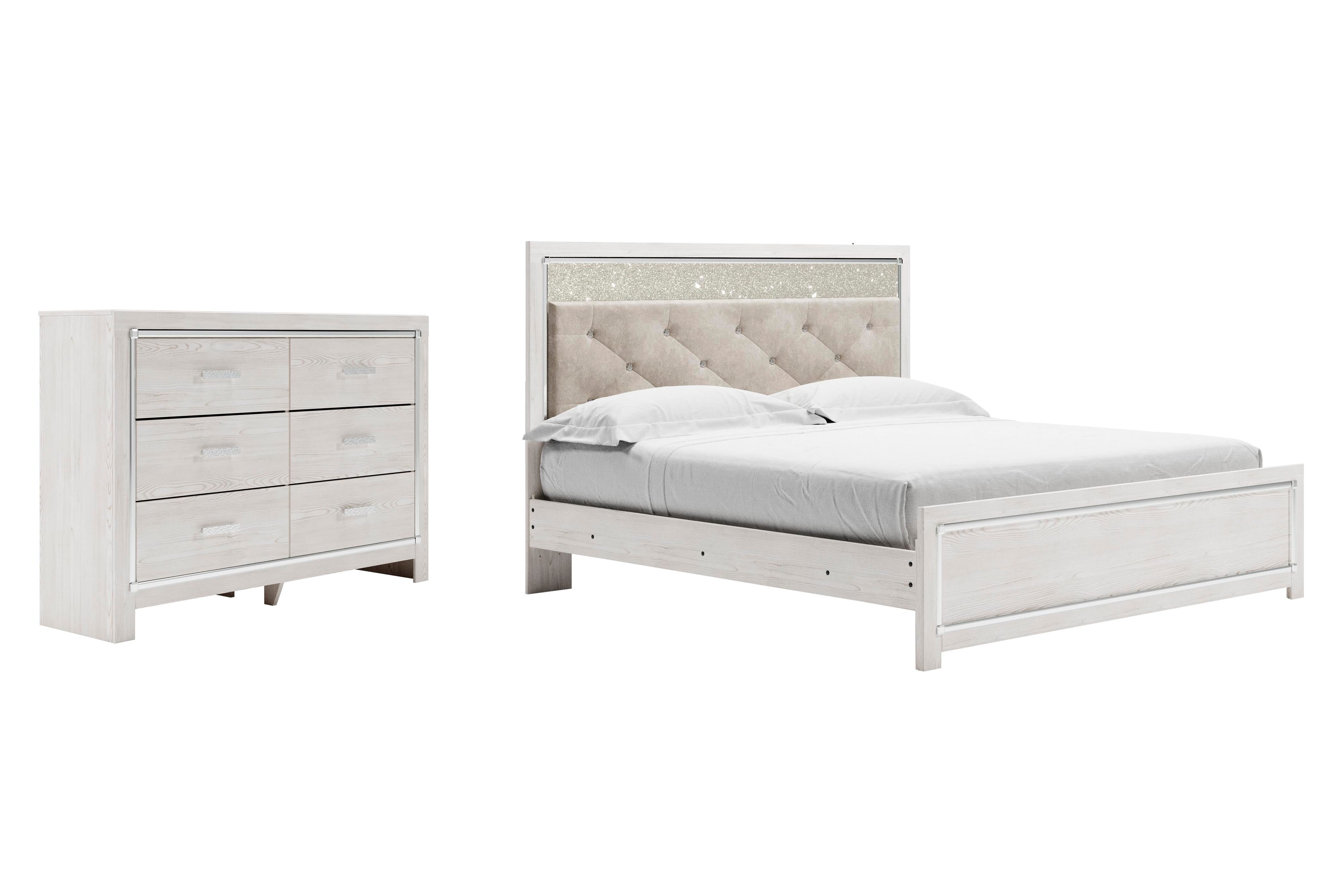 Altyra Panel Bed with Dresser