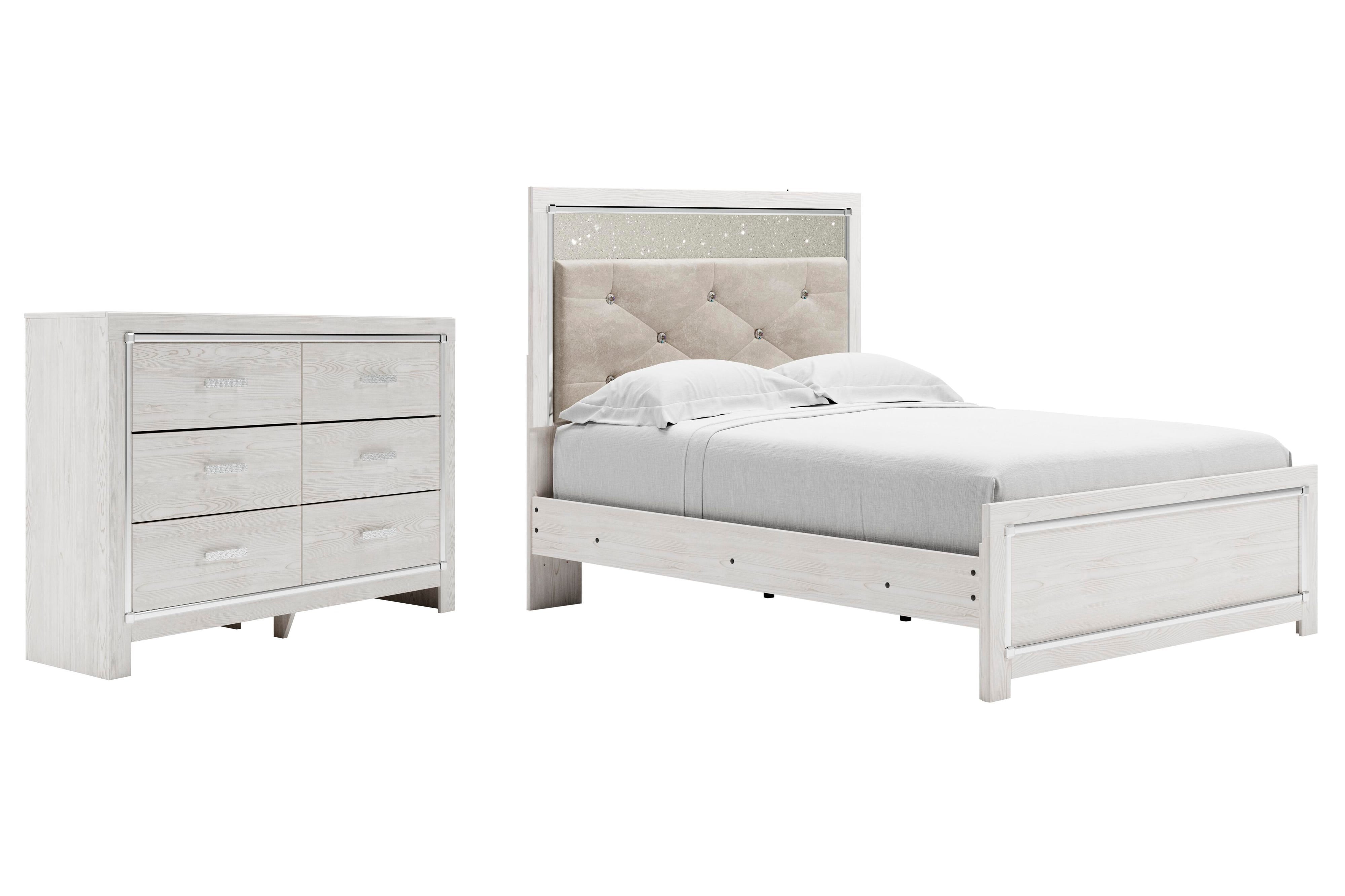 Altyra Panel Bed with Dresser