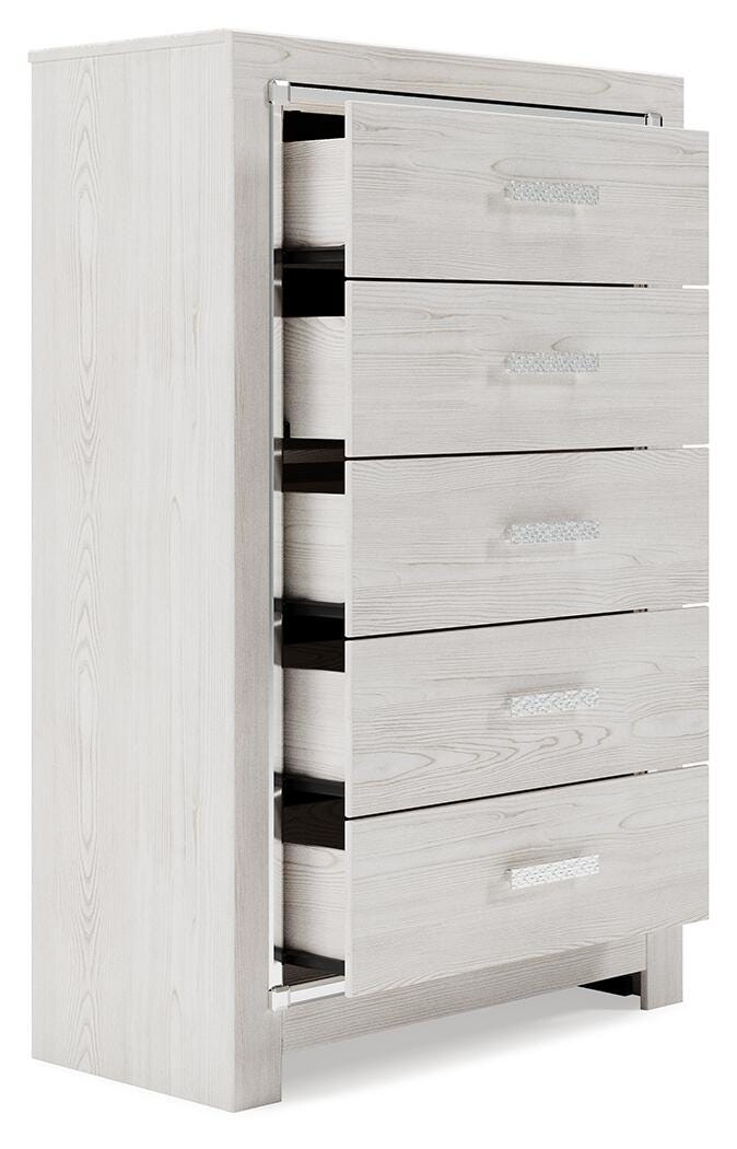 Altyra Panel Bed, Dresser and Chest