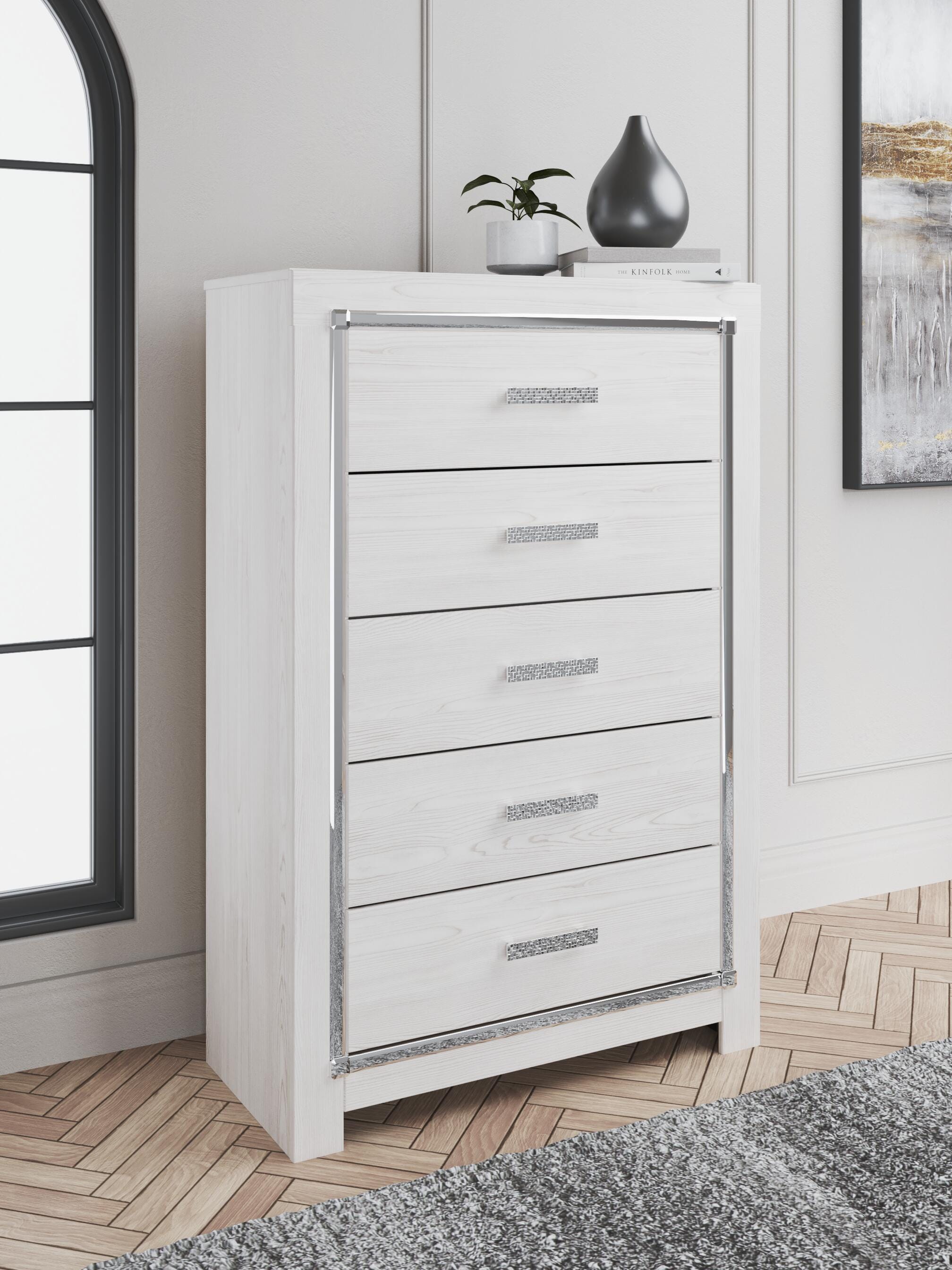 Altyra Bookcase Bed, Dresser, Chest and Nightstand
