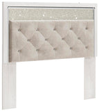Altyra Panel Headboard with Mirrored Dresser