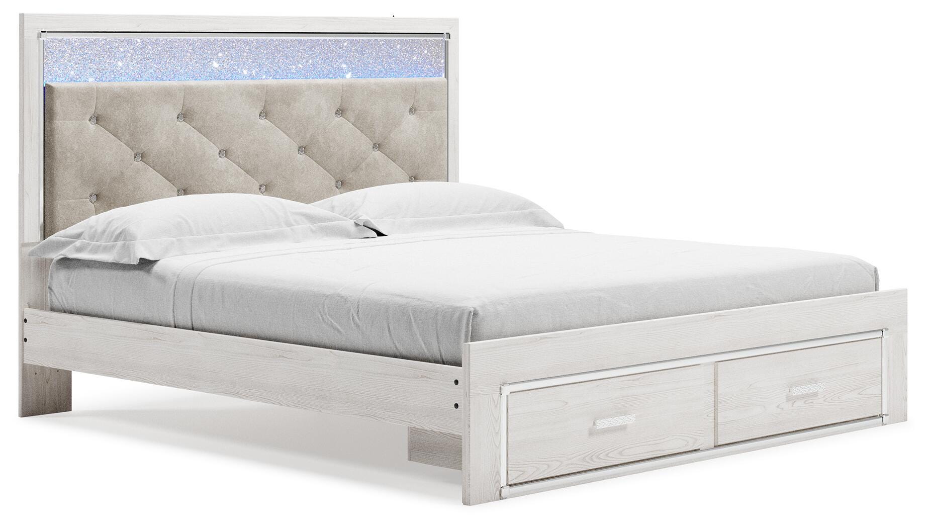 Altyra Storage Bed, Dresser Mirror, Chest and 2 Nightstands