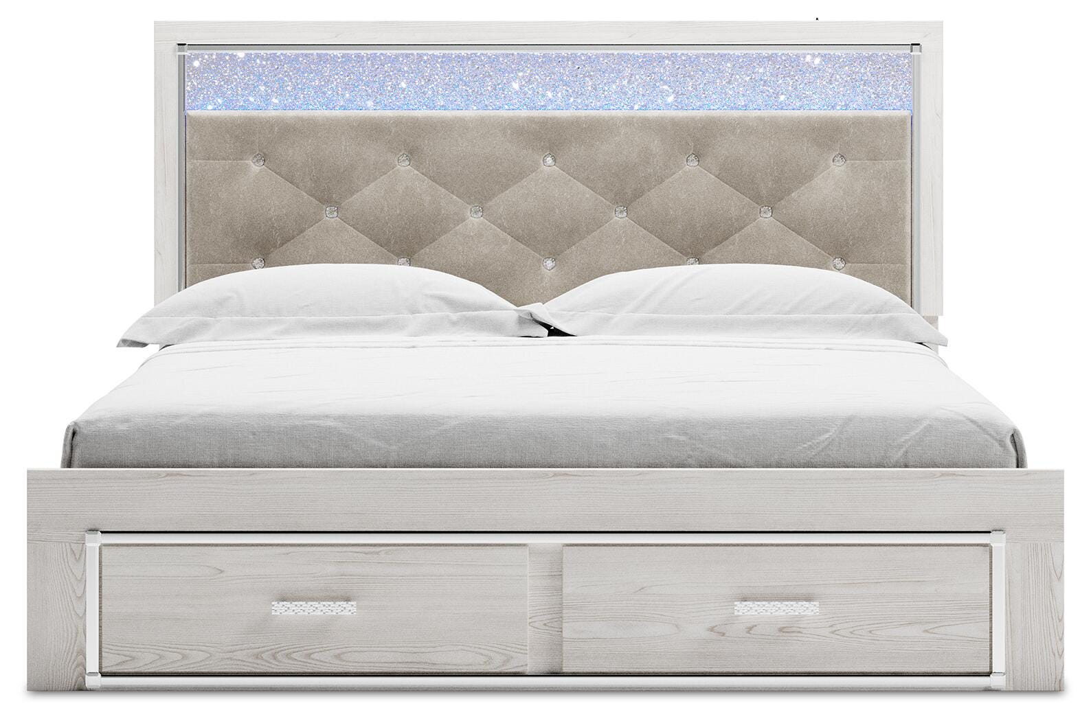 Altyra Storage Bed, Dresser Mirror, Chest and 2 Nightstands