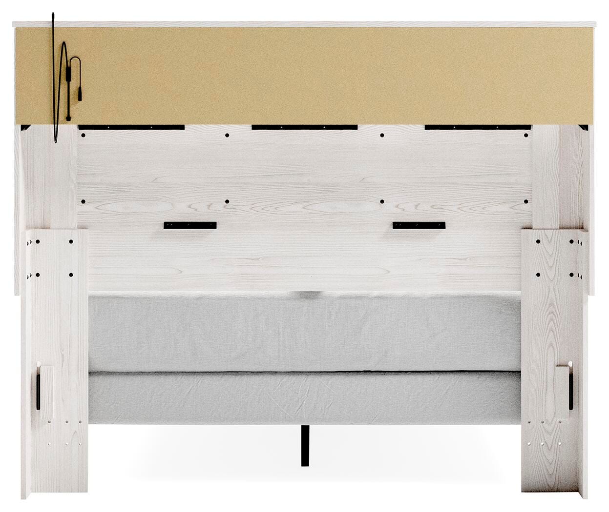 Altyra Bookcase Panel Bed, Dresser, Mirror and Chest