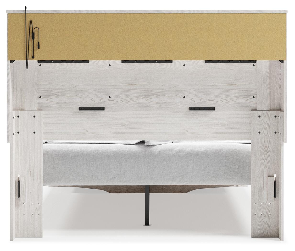 Altyra Upholstered Bookcase Bed with Storage