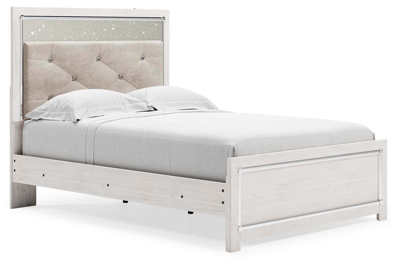 Altyra Panel Bed, Dresser, Mirror and Nightstand