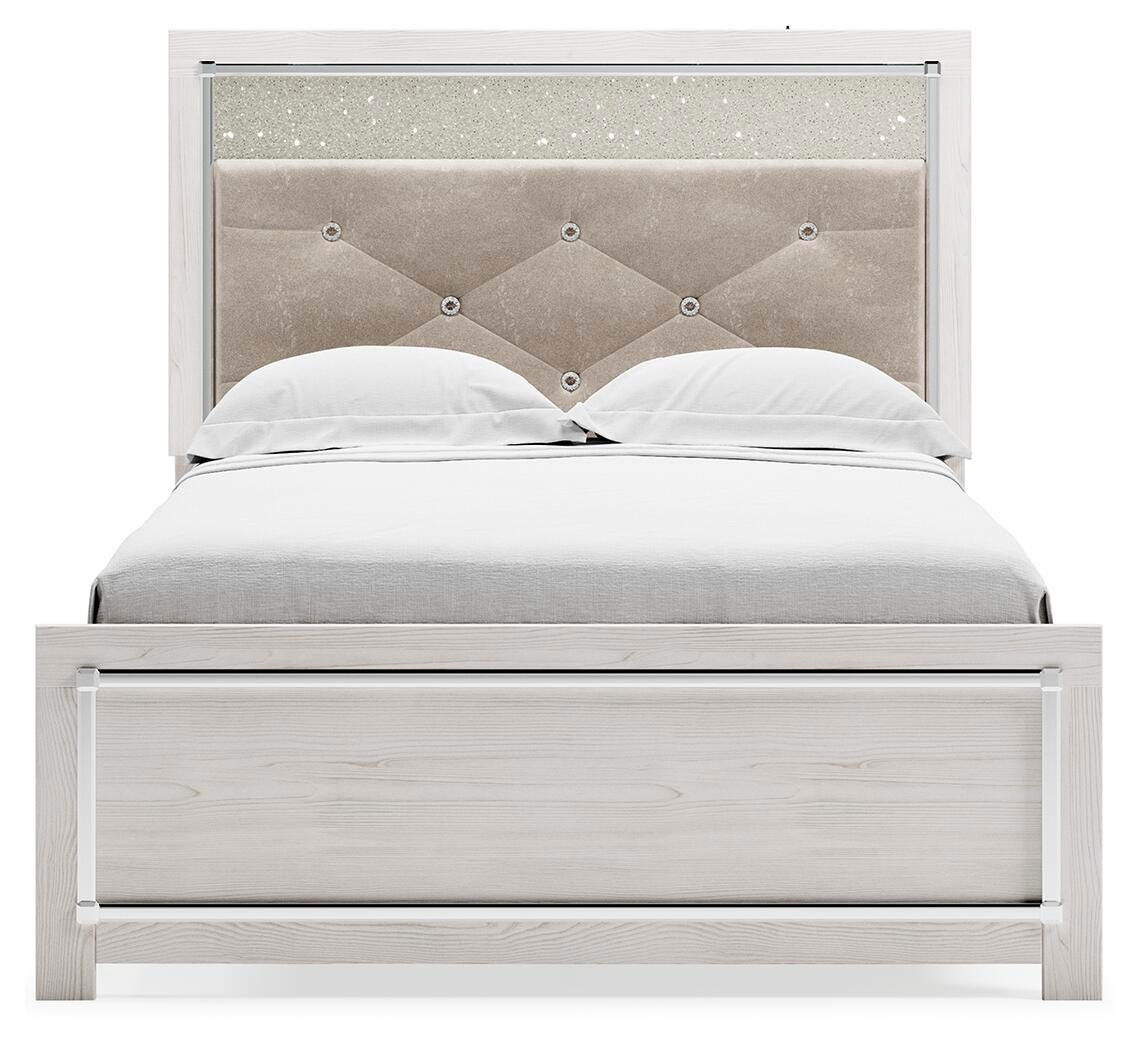 Altyra Panel Bed, Dresser, Mirror, Chest and Nightstand