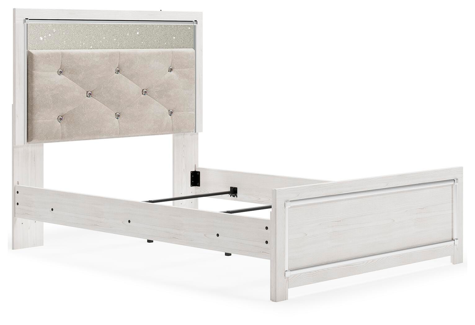 Altyra Panel Bed, Dresser, Mirror and Nightstand