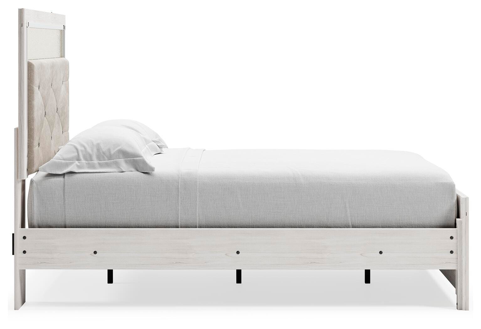 Altyra Upholstered Panel Bed, Dresser and Nightstand
