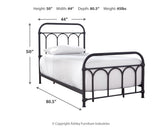 Nashburg Metal Bed
