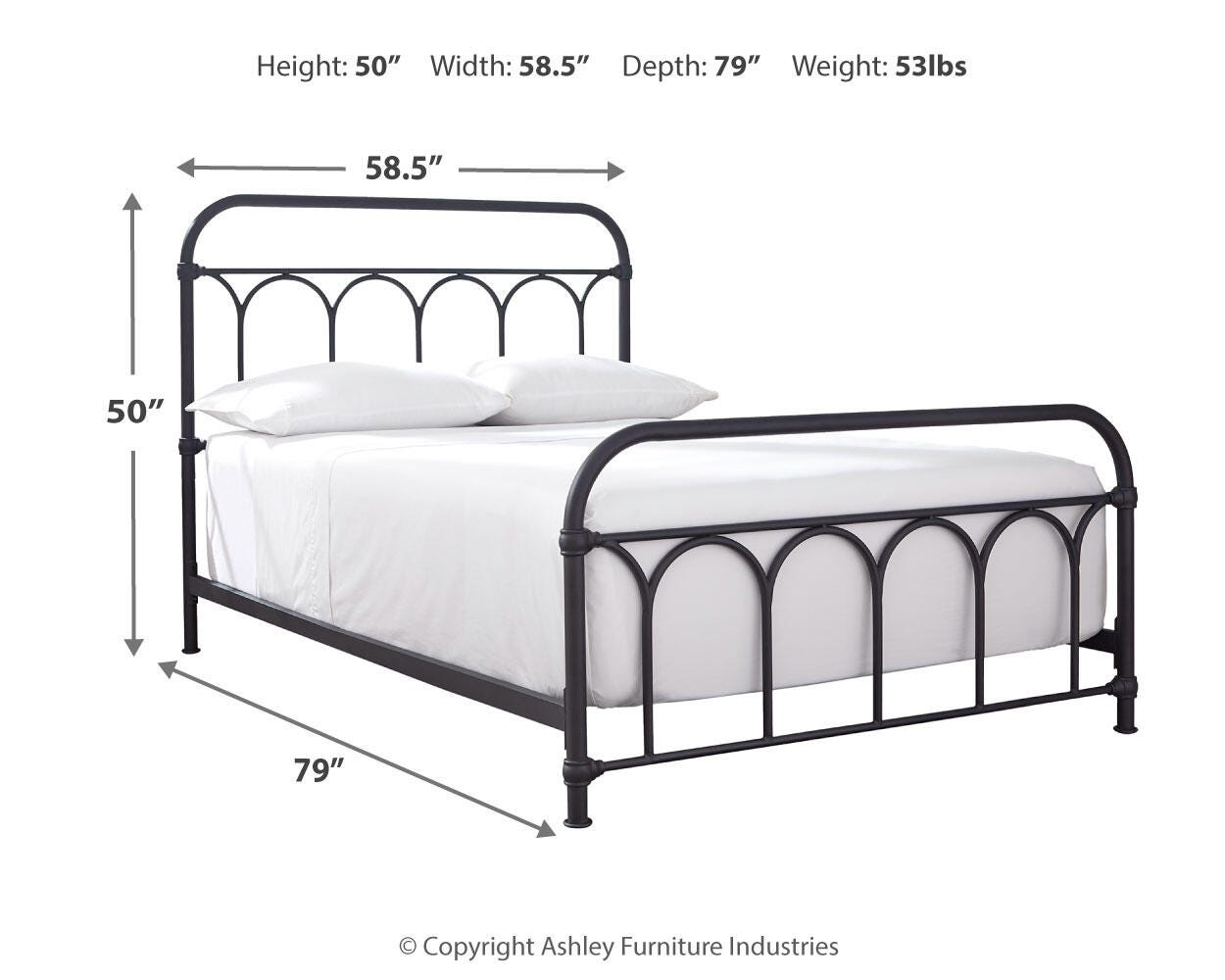 Nashburg Metal Bed